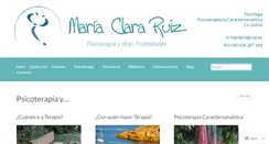 Desktop Screenshot of mariaclararuiz.com